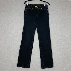 Zumba Becxy B Jeans Womens Sz 27 Black Straight Leg